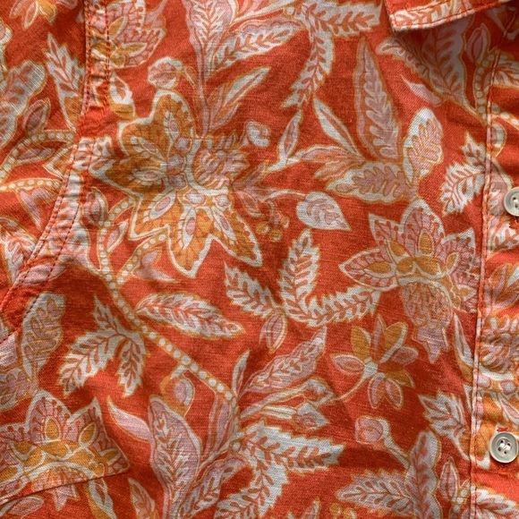 J.McLaughlin Women's Pink Lois Linen-blend Blouse Size XS - Picture 7 of 9